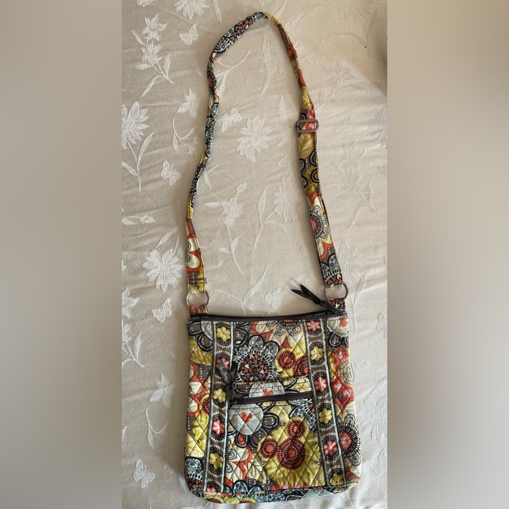 Vera Bradley, Disney Parks Crossbody bag, Hidden Mickey Flowers